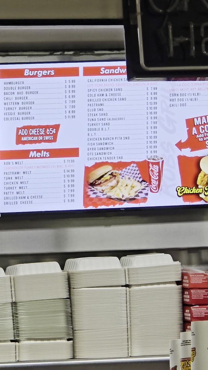 Rob's Grill Menu - Image 2