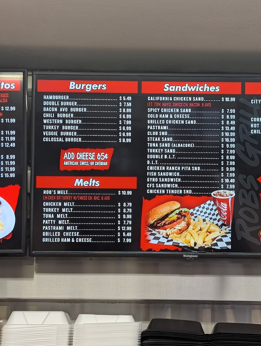 Rob's Grill Menu - Image 6